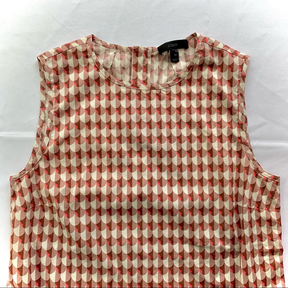 J. Crew “Jet Set” sleeveless. Cotton with stretch.